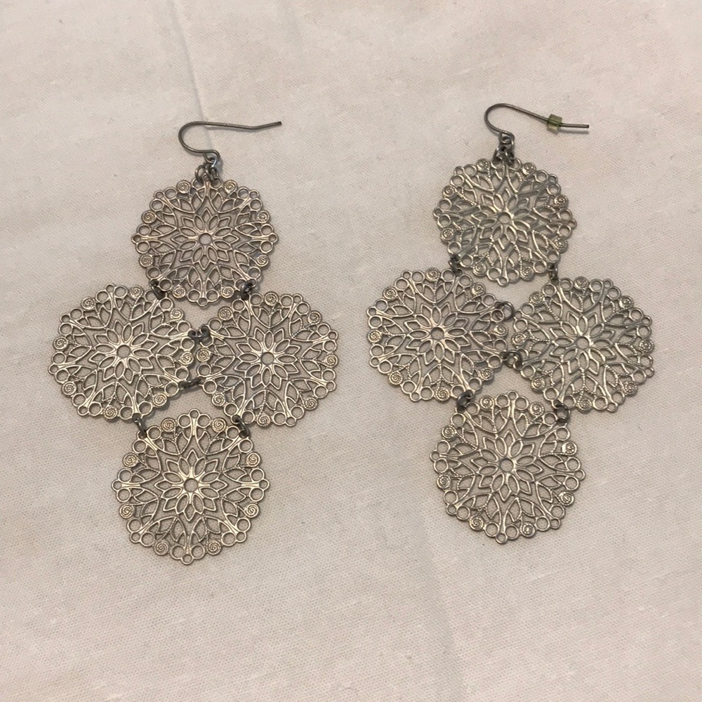 Silver Filigree Earrings!